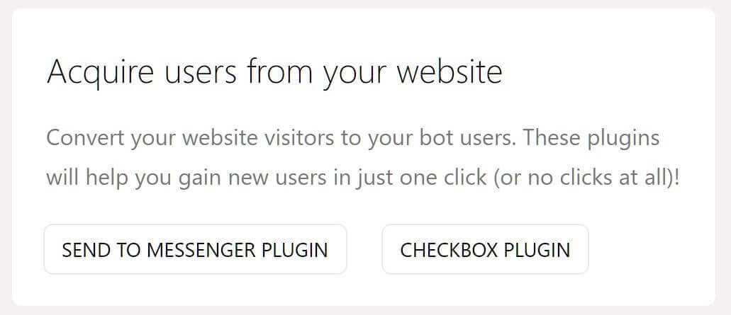 Grow page in Chatfuel