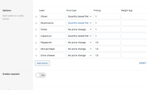 Add options in APF multiple-choice fields
