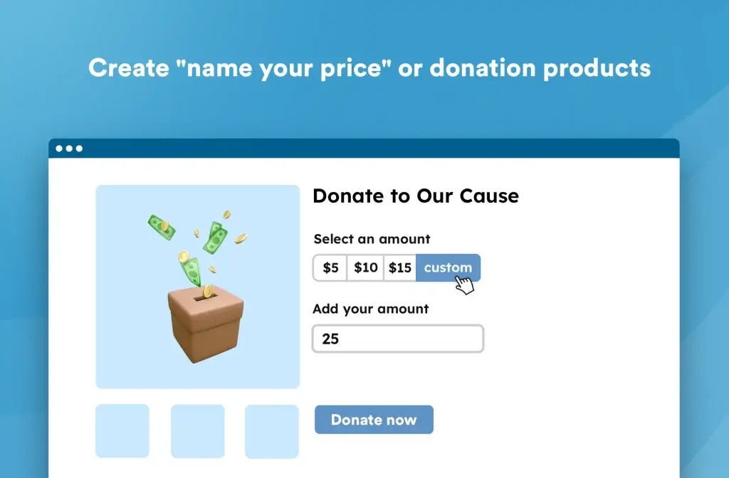 Build donation products with APF