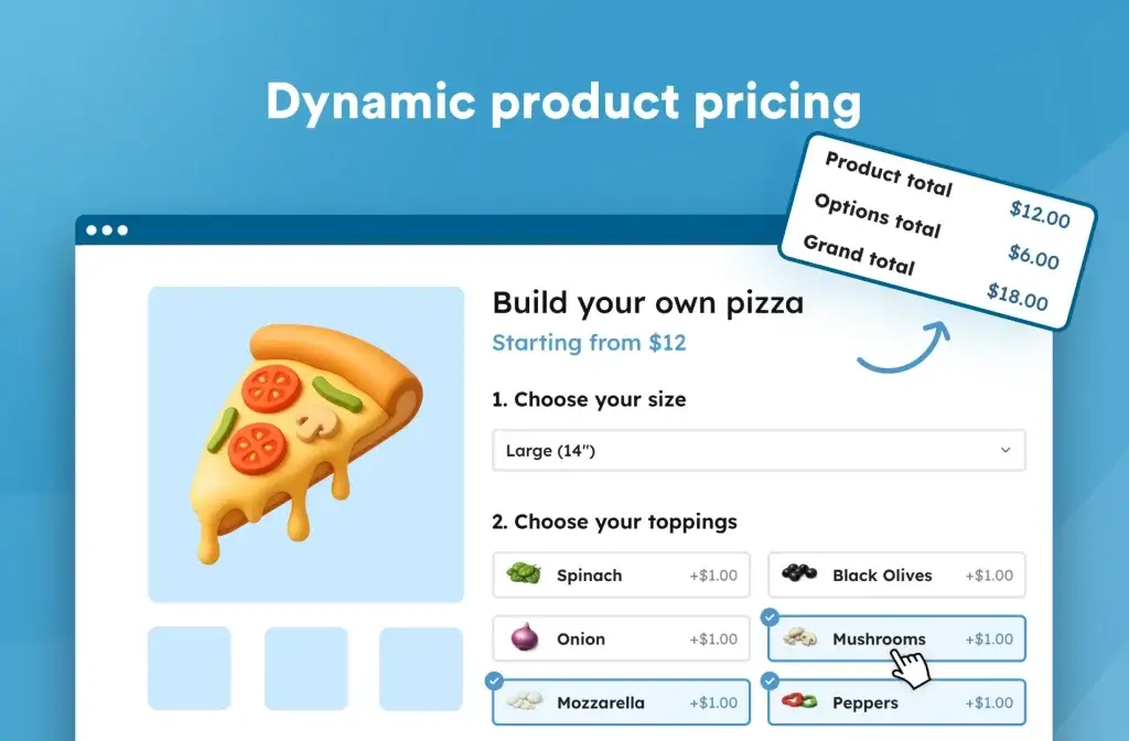 Dynamic product pricing in WooCommerce demo