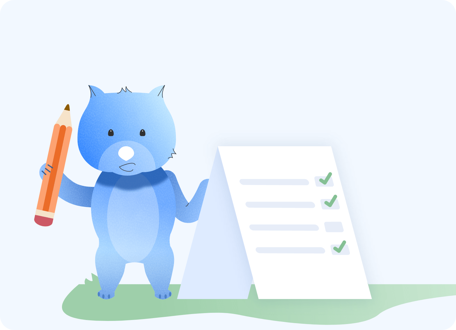 Illustration of a checklist