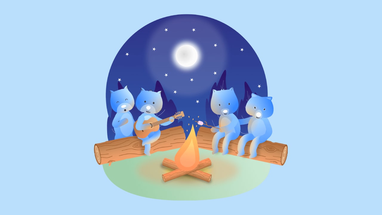 Illustration of the Wombat Plugins team