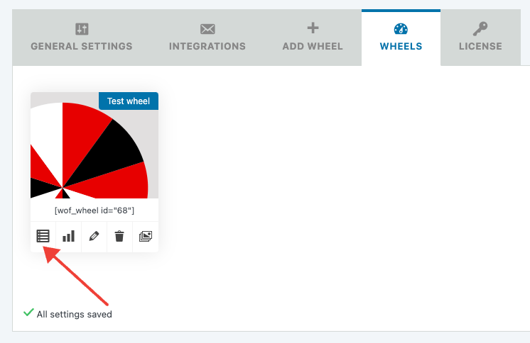 Display your WP Optin Wheel logs