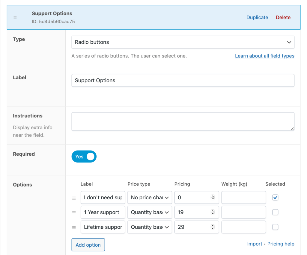 How to Use Radio Buttons for WooCommerce Variations