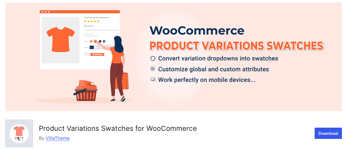 Product Variations Swatches for WooCommerce homepage