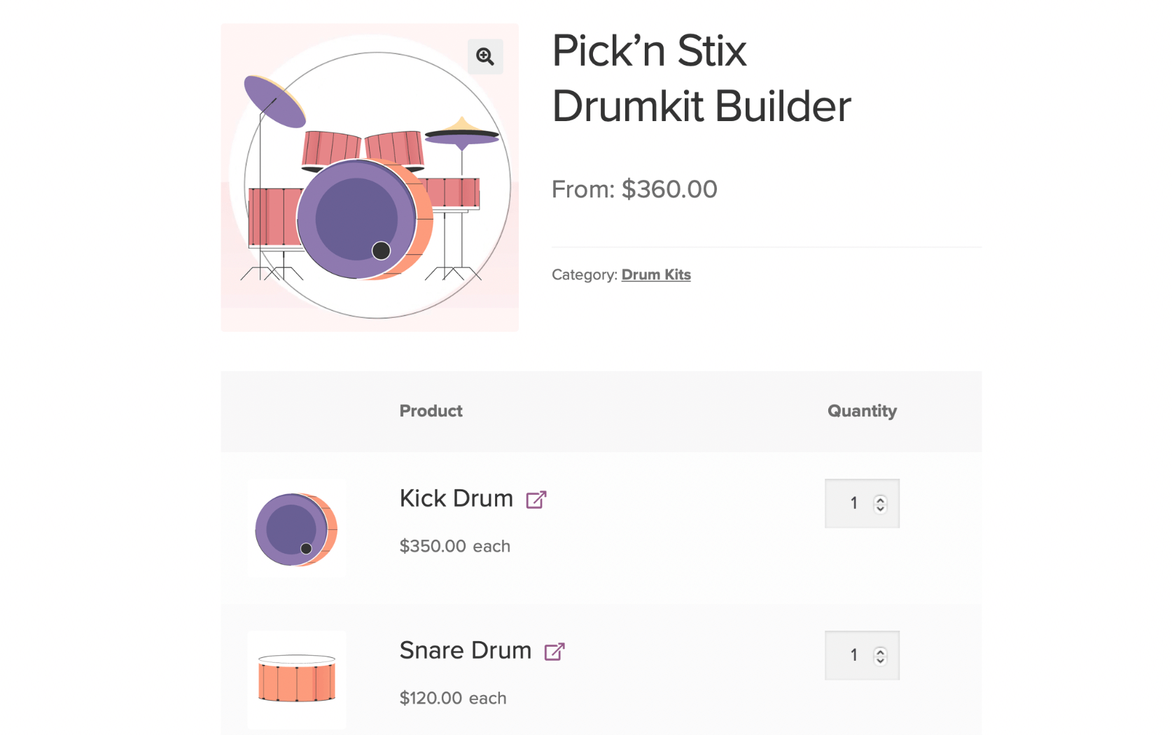 WooCommerce Product Bundles demo
