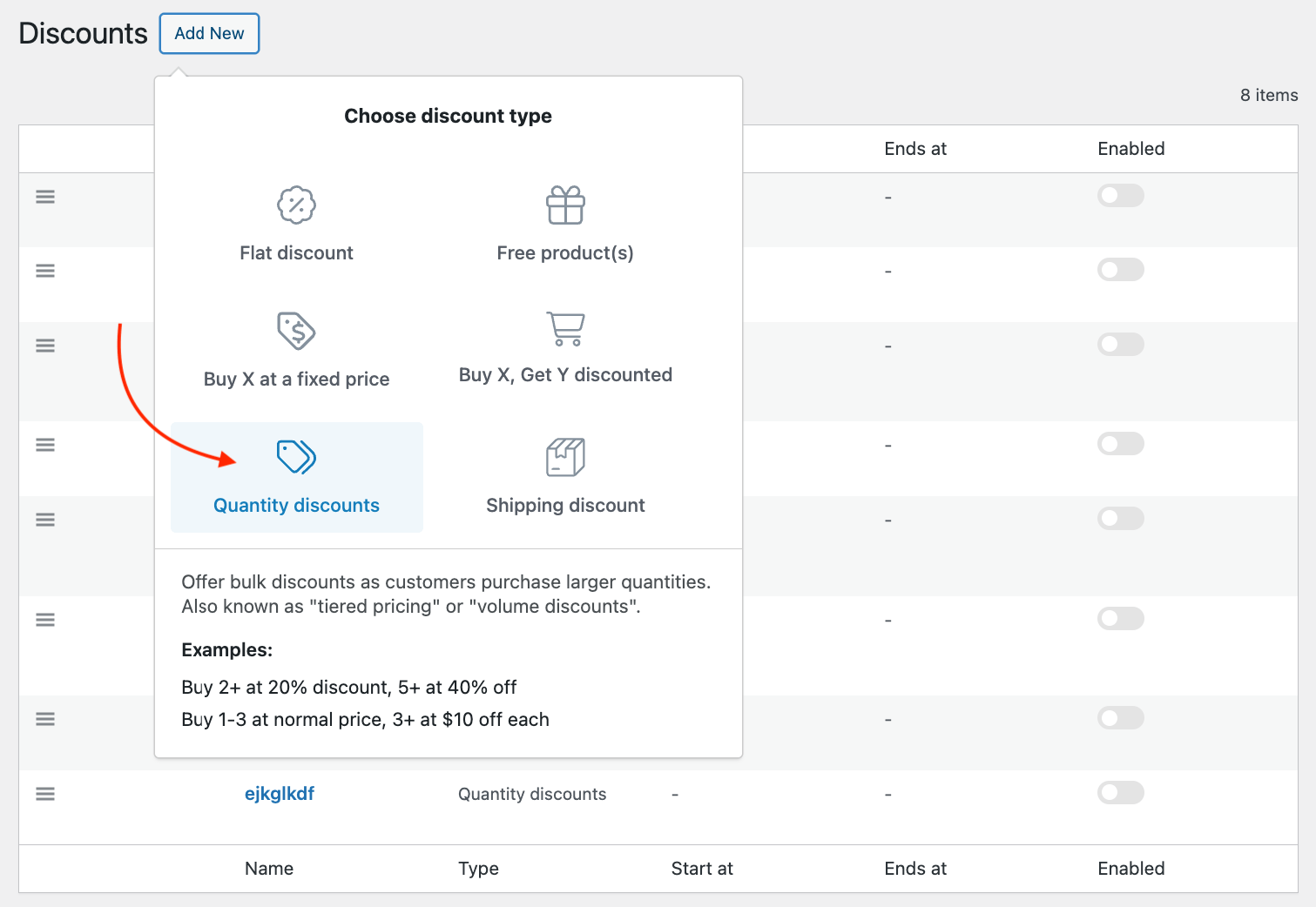 WooCommerce discount setup – create a quantity (bulk) discount