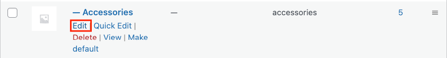 Editing an entire category in WooCommerce