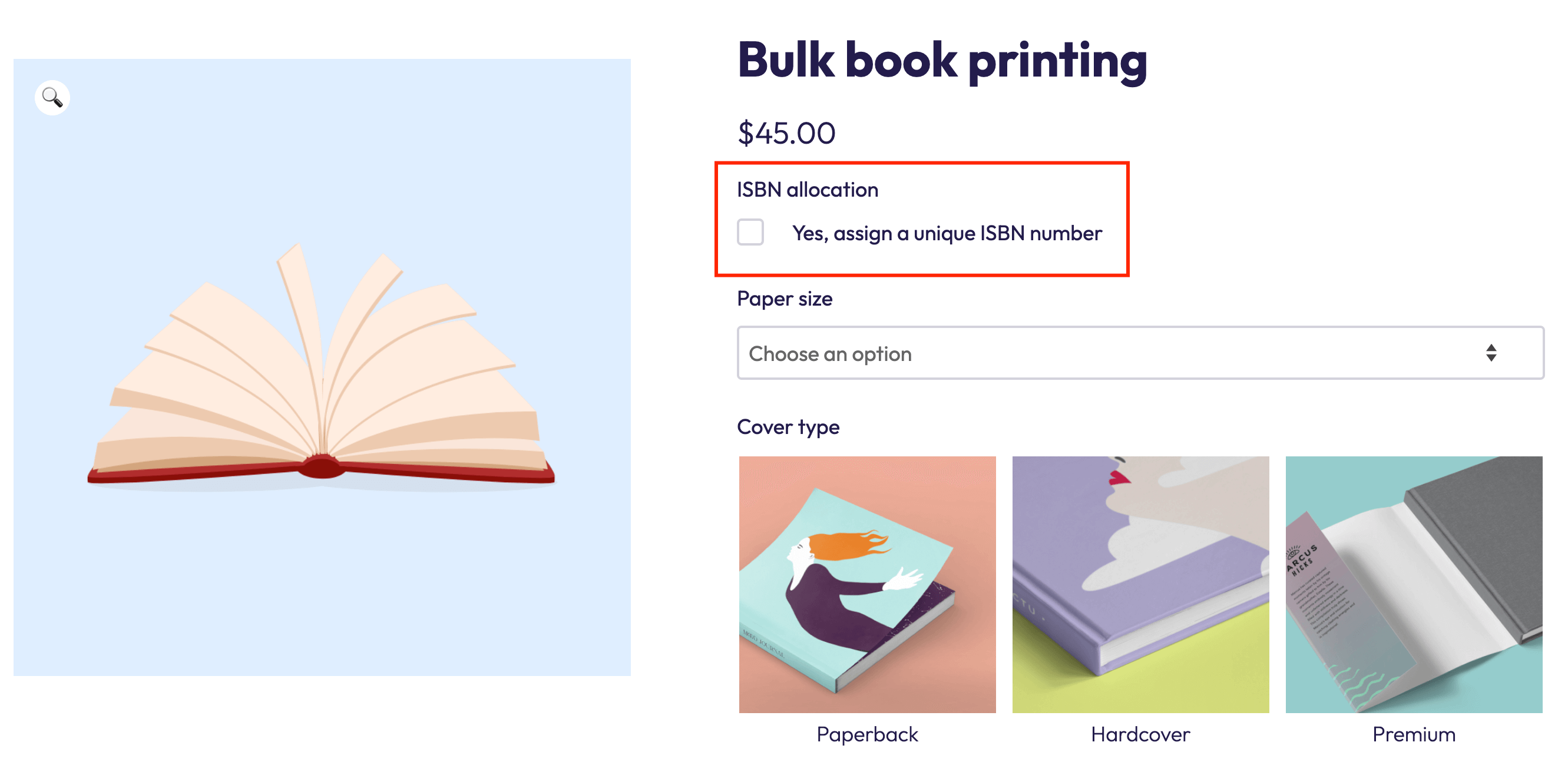 Example WooCommerce product with checkboxes