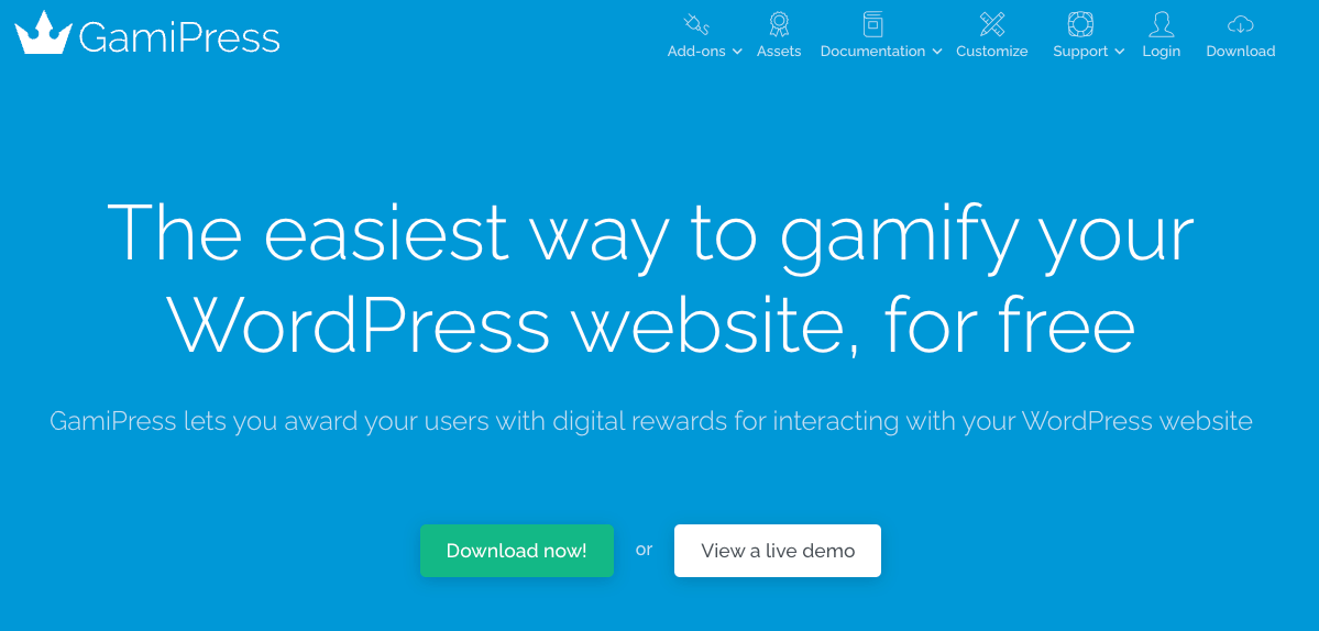 GamiPress homepage