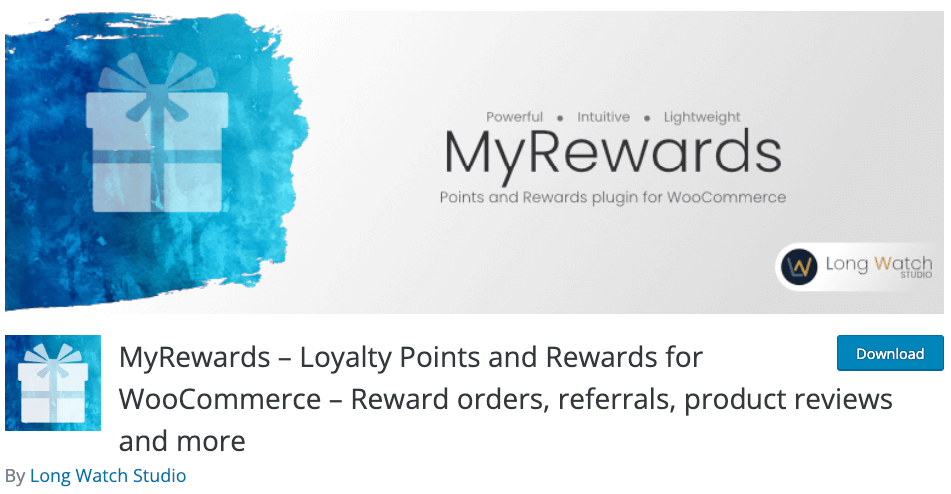 MyRewards download plugin page