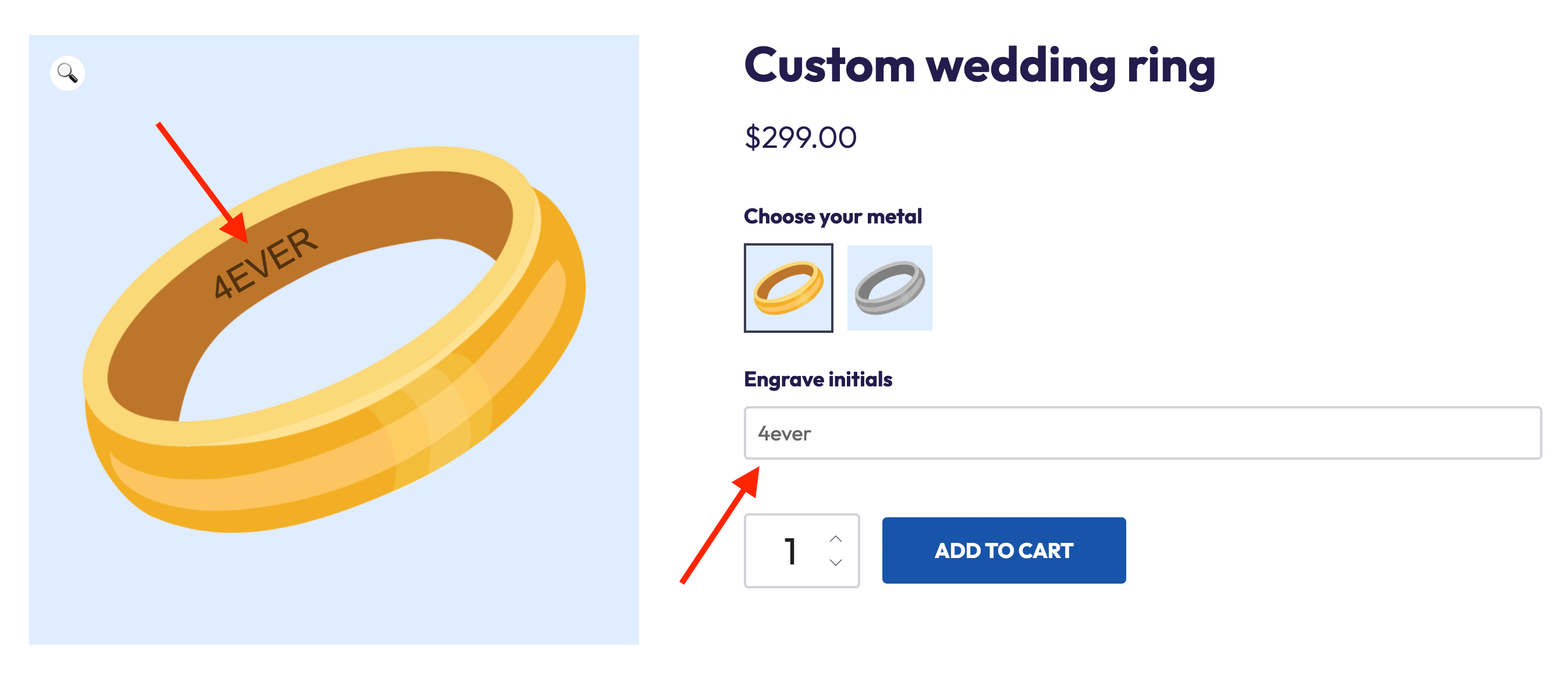 WooCommerce product page showing a live preview demo