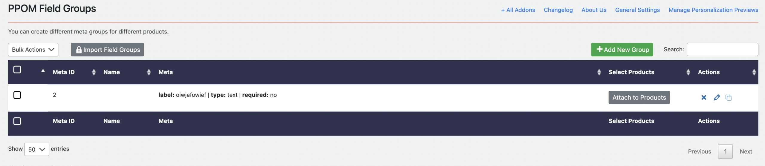 Clunky admin settings of ppom