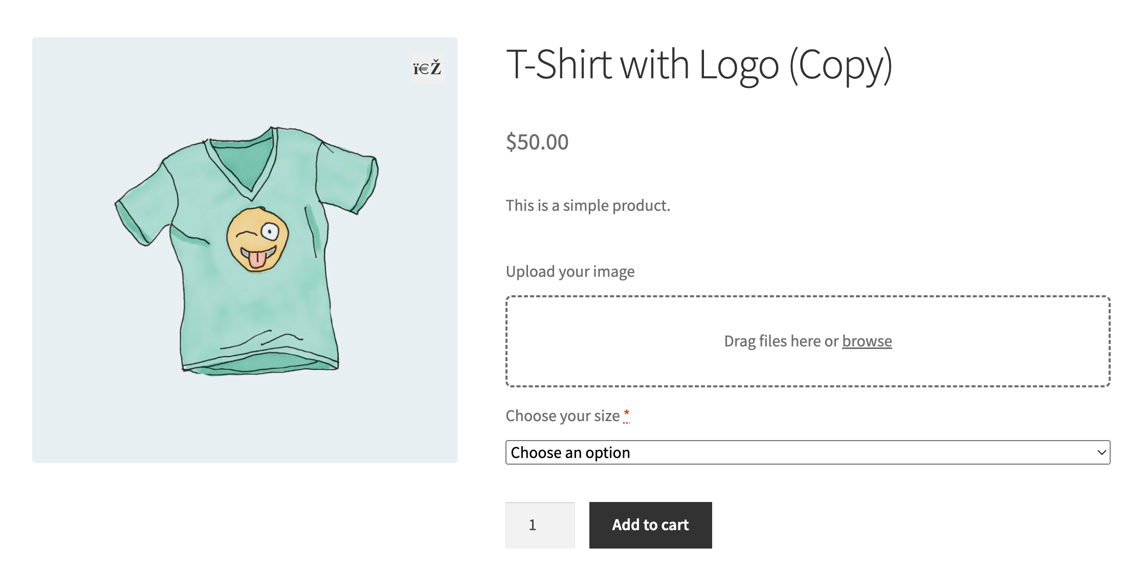 Product view for wholesale users