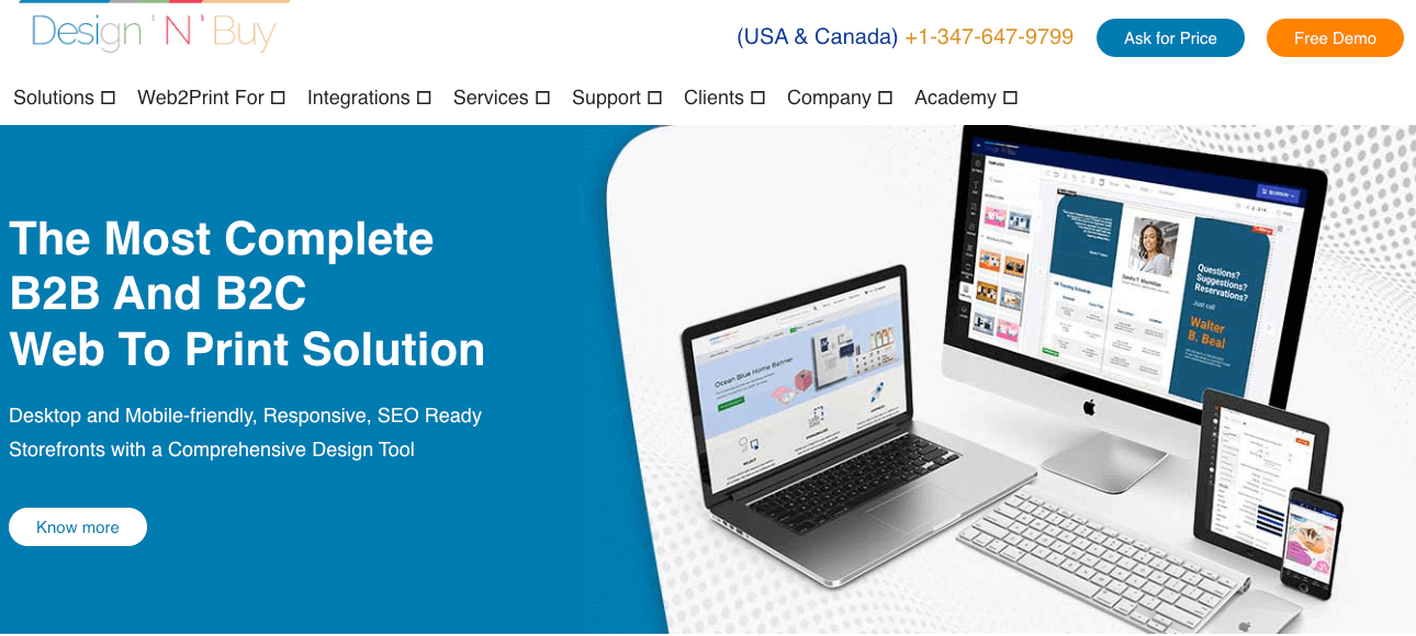 Design ’N’ Buy homepage