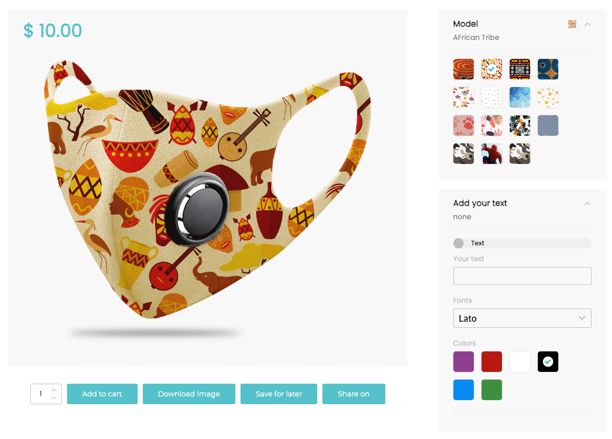 Visual Product Configurator for WooCommerce demo