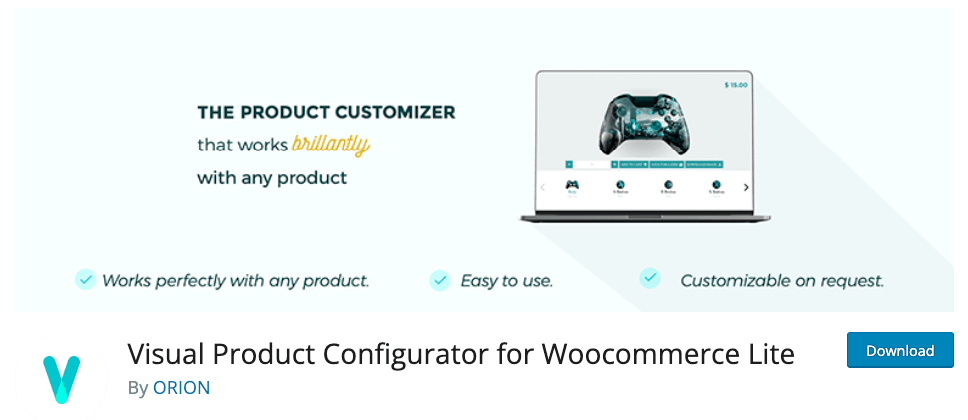 Visual Product Configurator for WooCommerce homepage