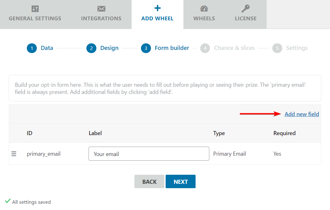 Adding more fields to your popup with WP Optin Wheel