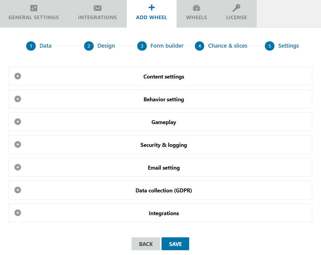 7 settings that can be modified for your popup with WP Optin Wheel