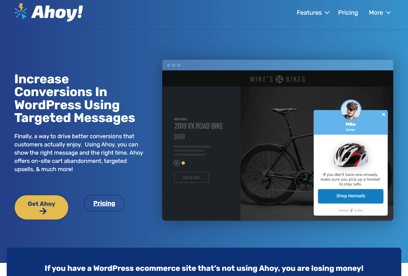 WooCommerce discount popup plugin Ahoy