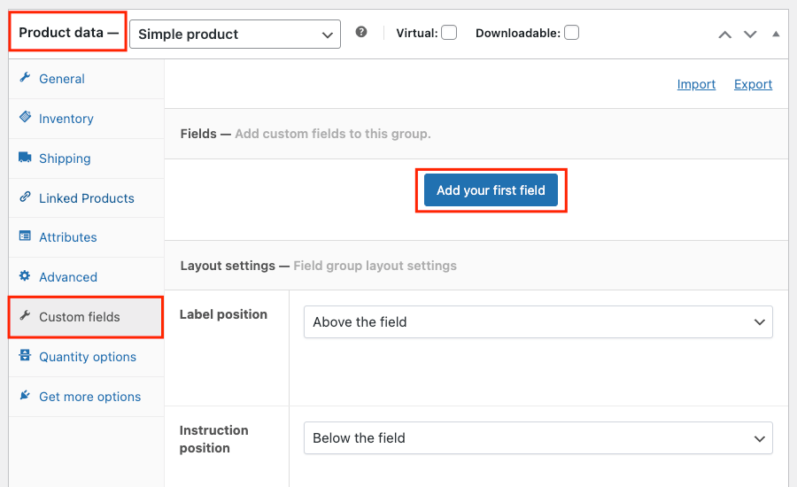 Adding extra options to a simple product in WooCommerce