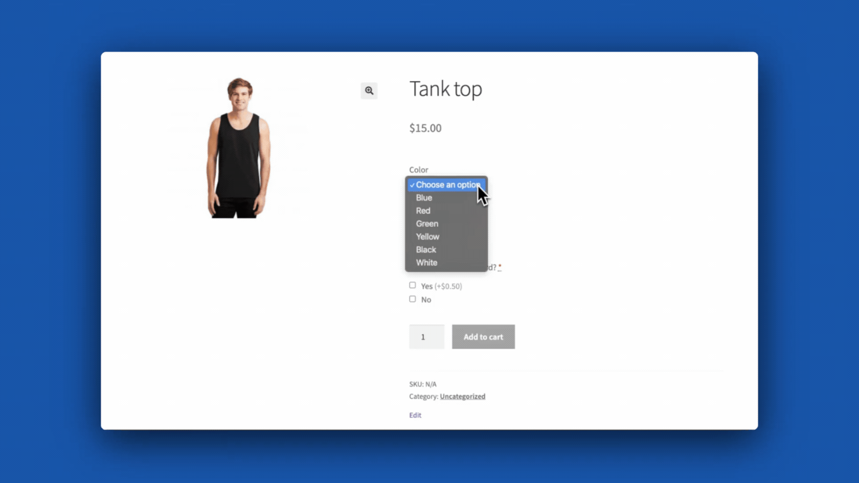 Text field with conditional logic