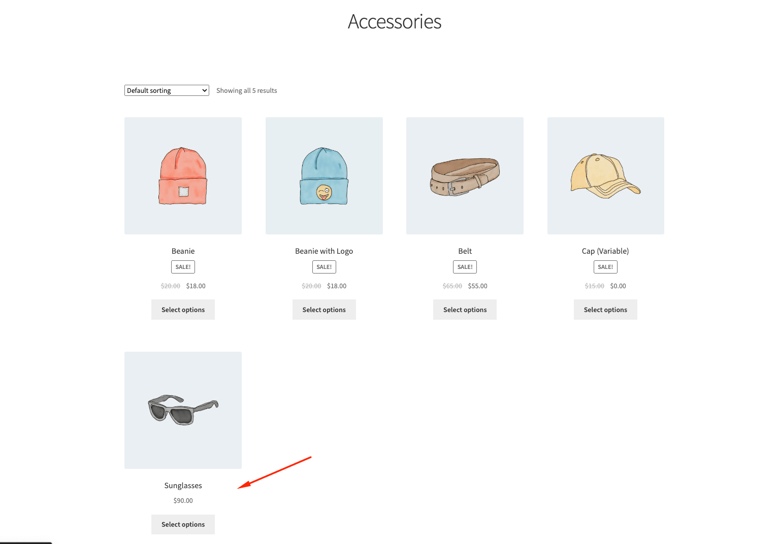 Special category discount exception on the front end