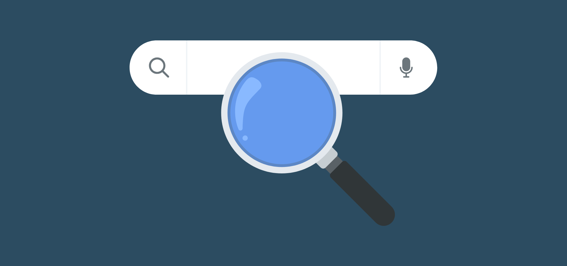 Illustration of a Google search