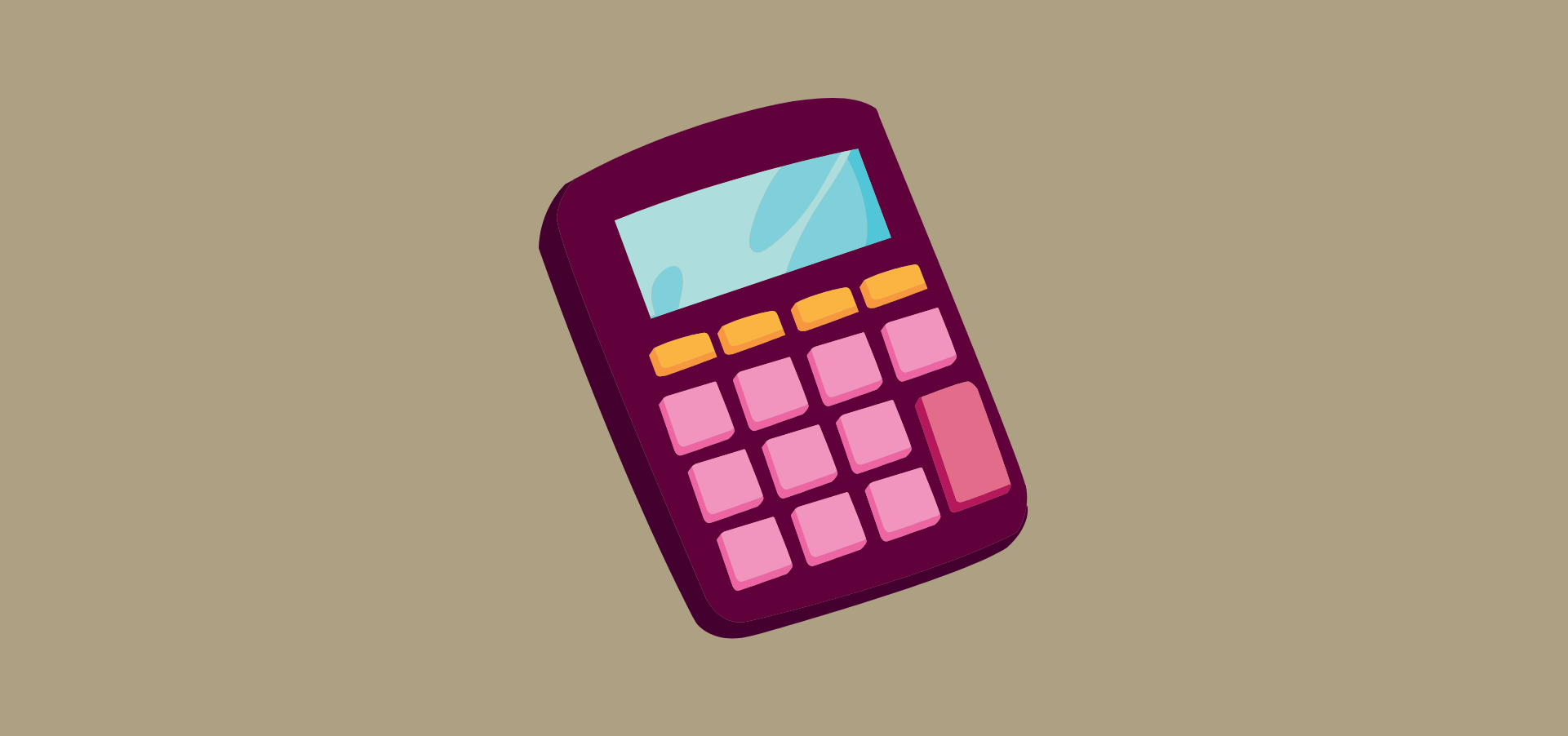 Illustration of a calculator
