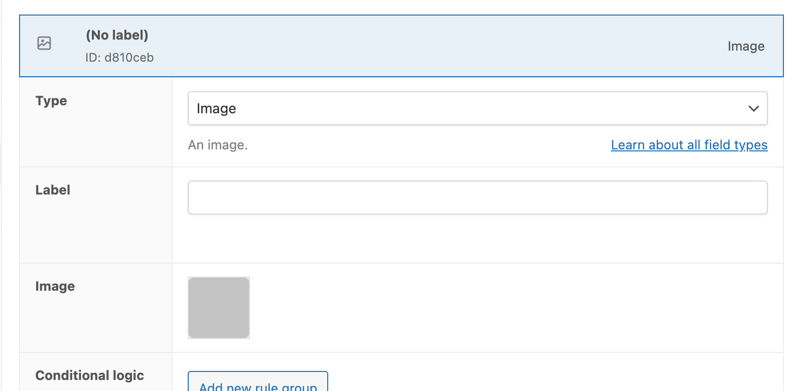 Add a static image with APF