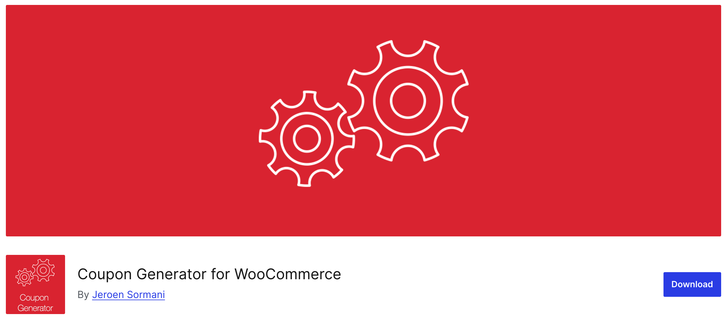 Coupon Generator for WooCommerce plugin download page