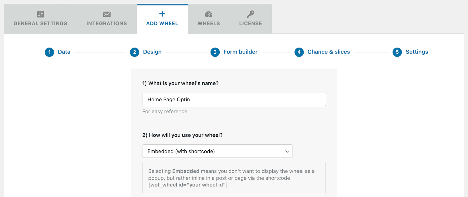 How to create a new wheel
