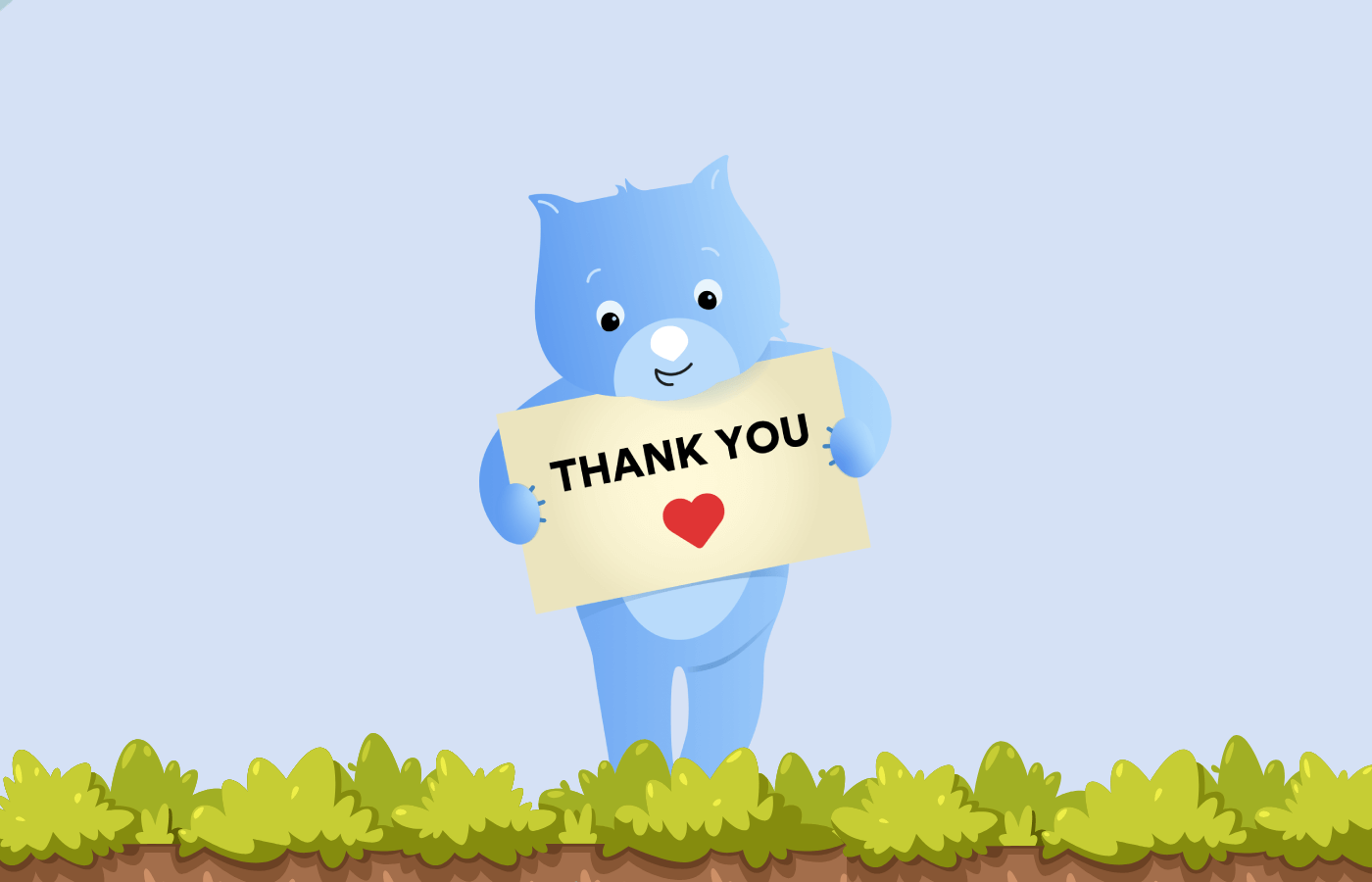 thank you illustration