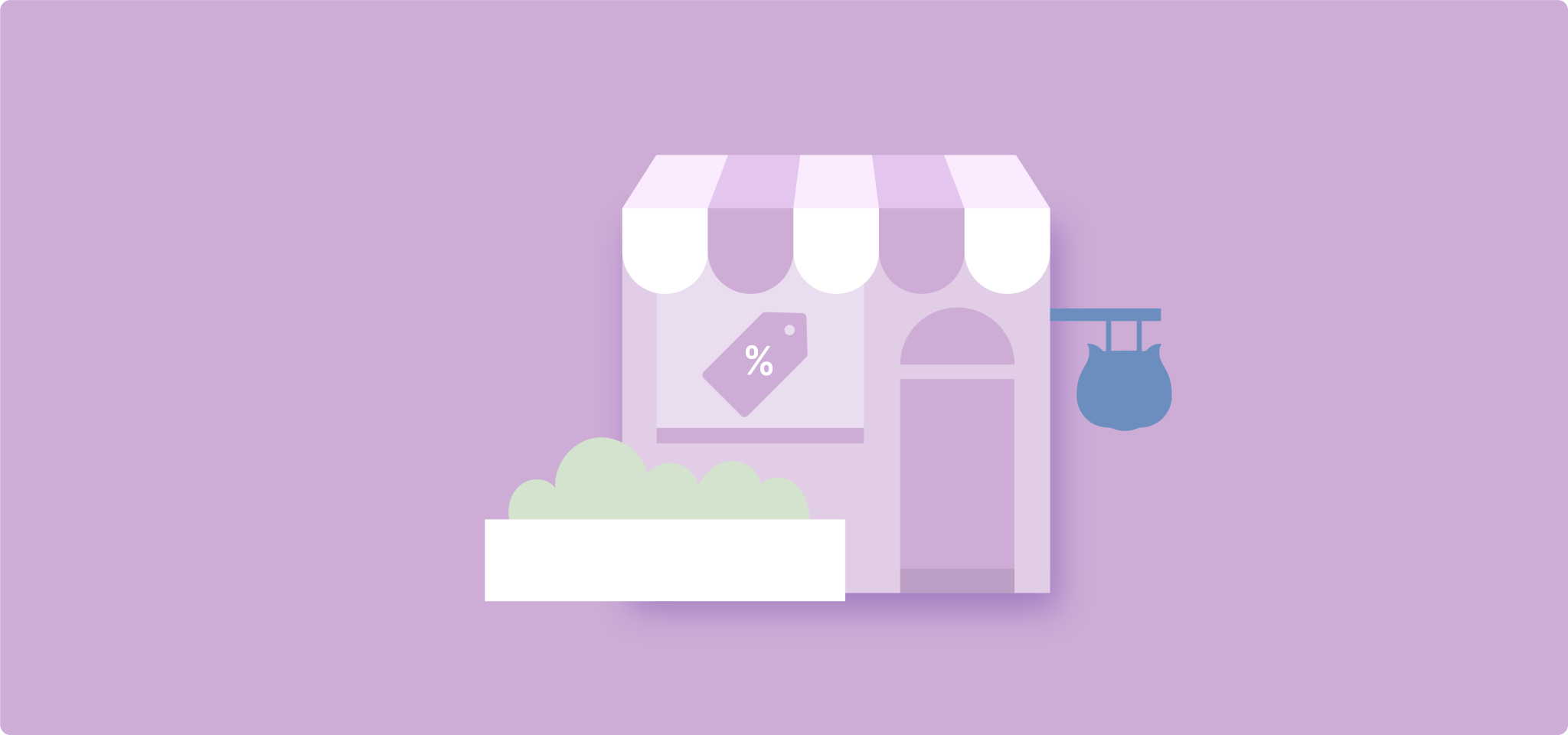 Illustrative graphic of a store