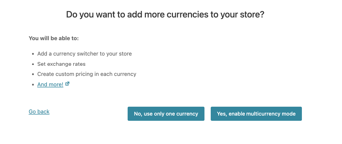 WooCommerce Multilanguage settings – adding more currencies