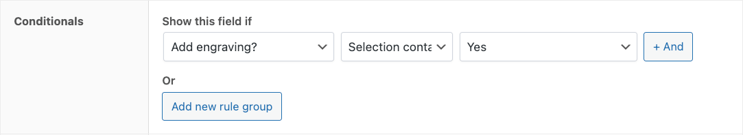 10-Add a condition for the engraving text area field