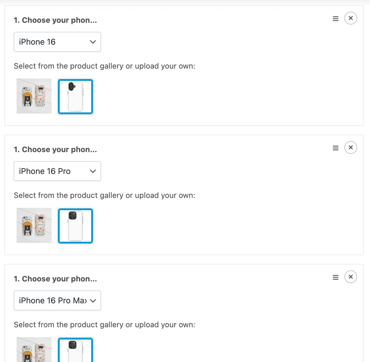 "Change Product Image" rules in APF