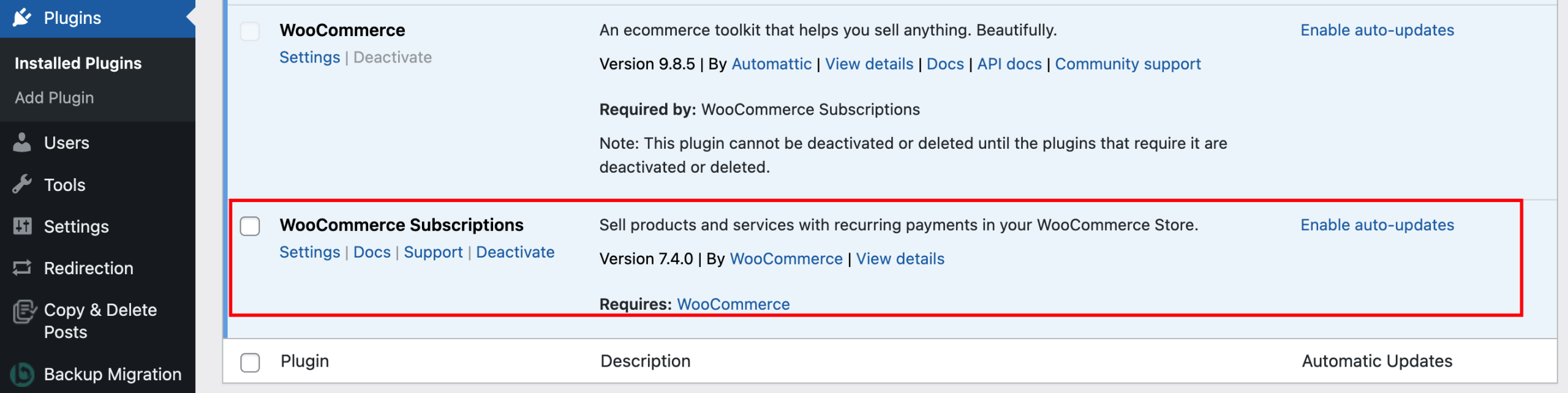1 – Install WooCommerce Subscriptions