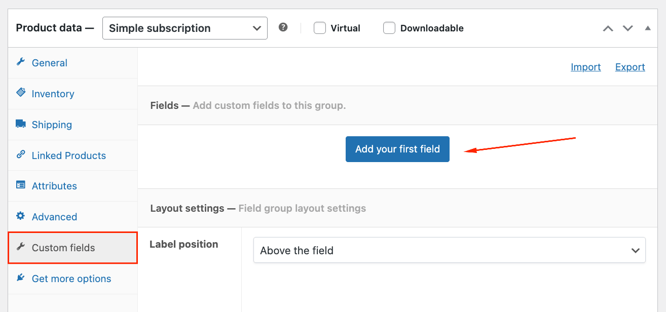 11 – Add new product field