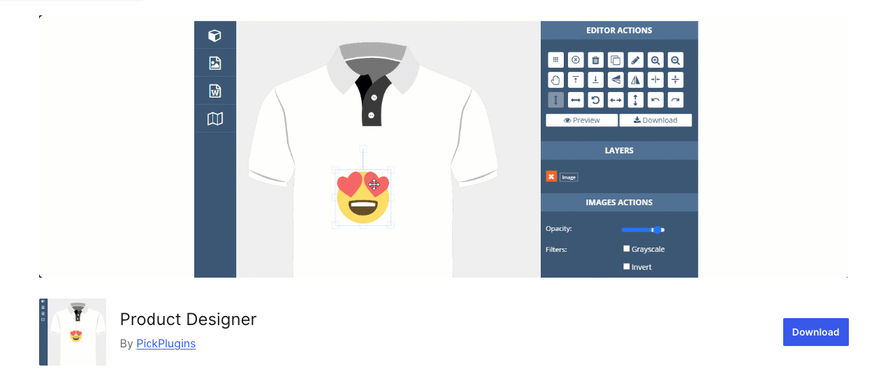 14 – Product Designer for WooCommerce product page