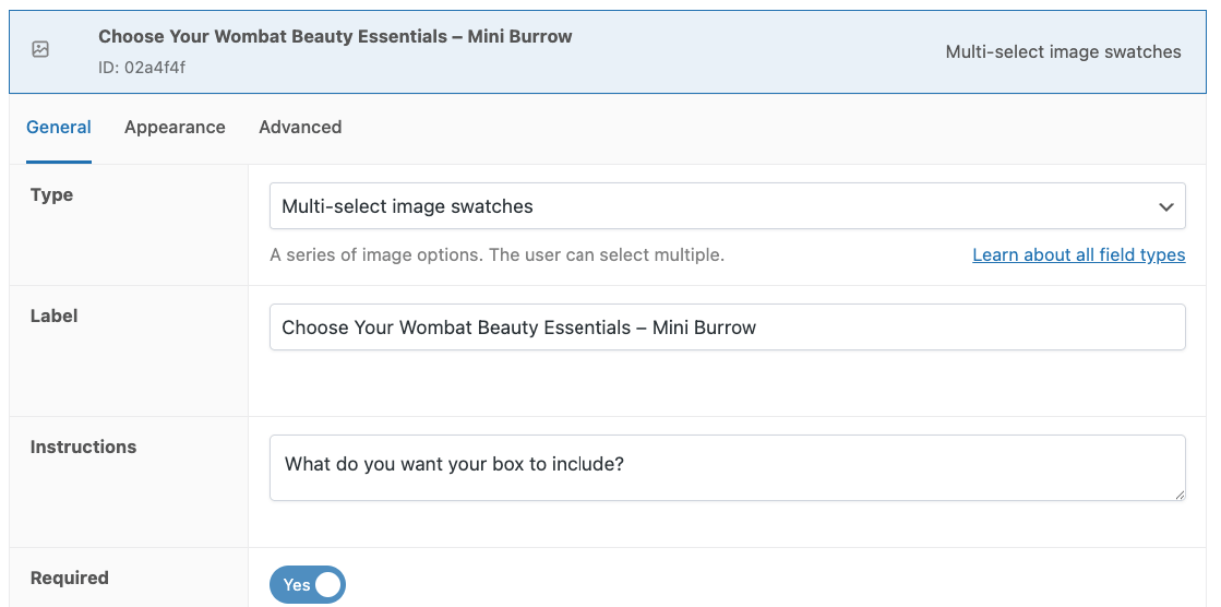 15 – Creating a multi-select image swatches field