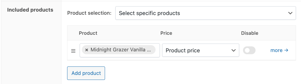 23 – Choosing which products to include and their price