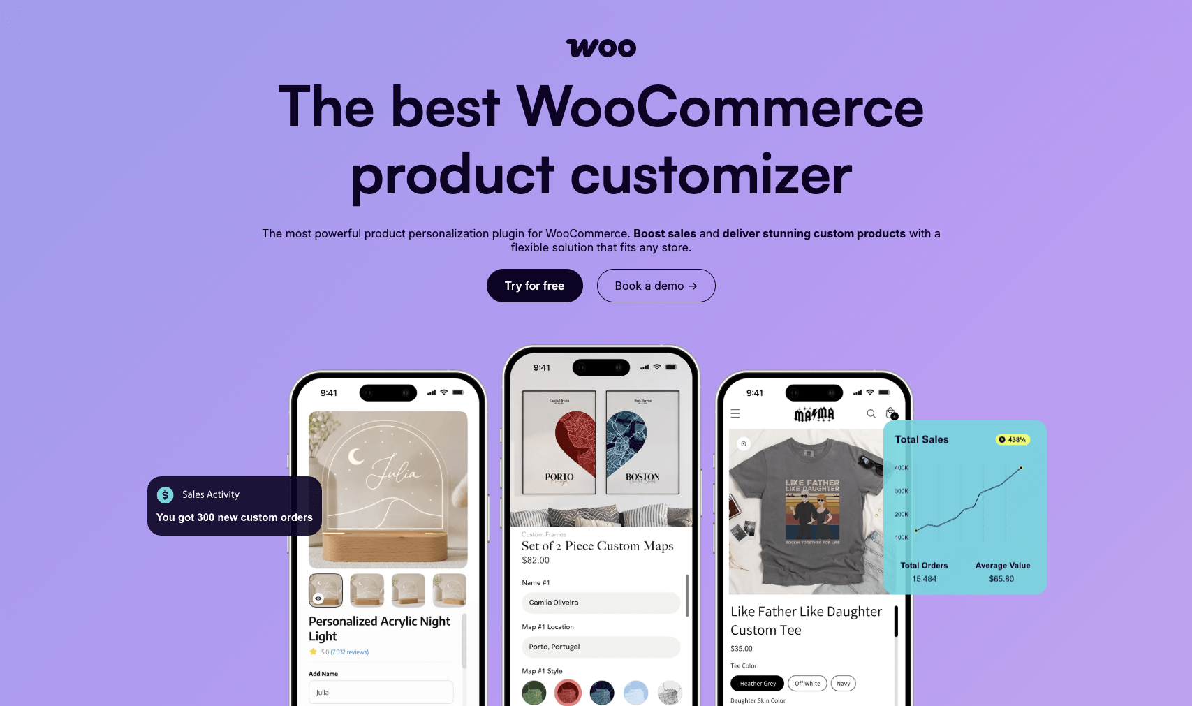 7 – Customily homepage