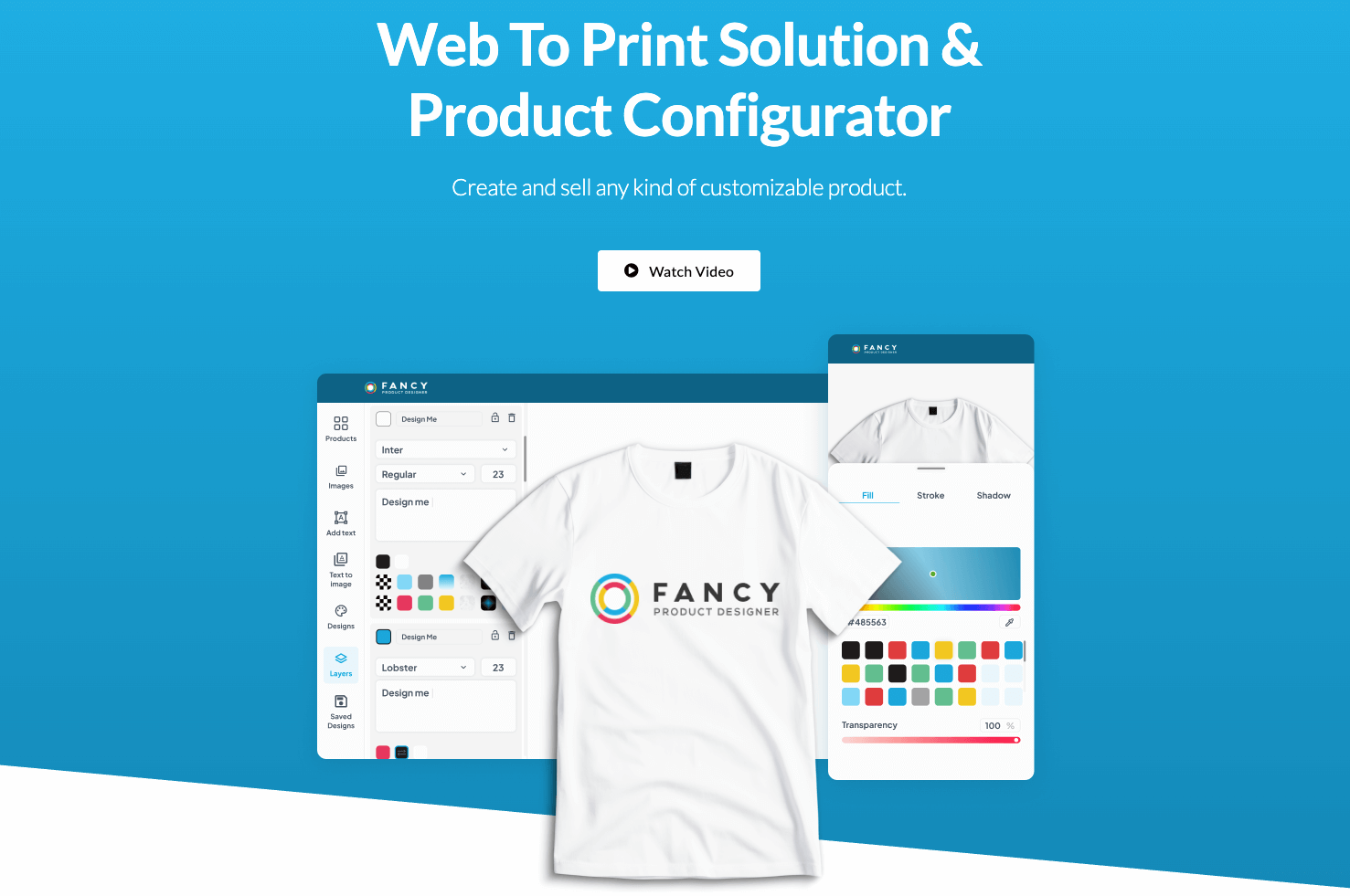 9 – Fancy Product Designer homepage