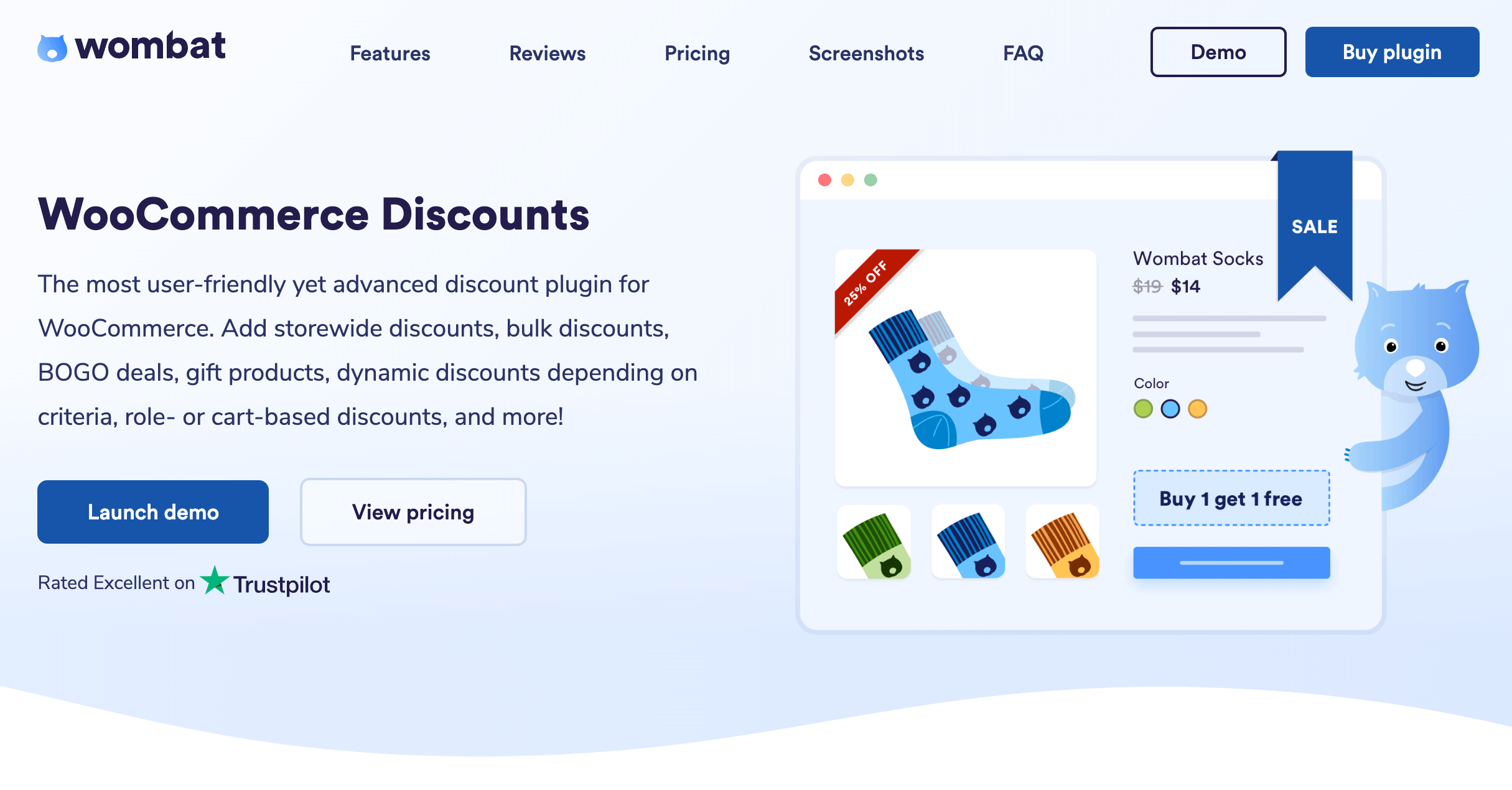 WooCommerce Discounts homepage