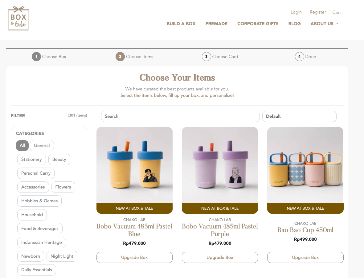 Box&Tale – creating a custom box
