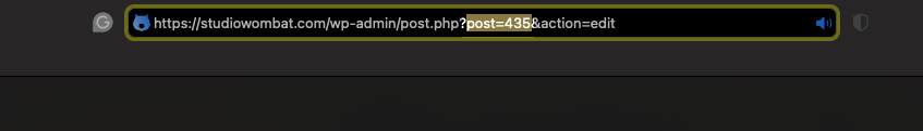 Finding the product ID in a URL