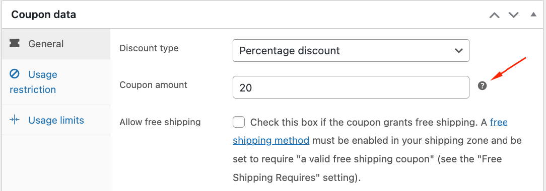 Adding a coupon discount amount