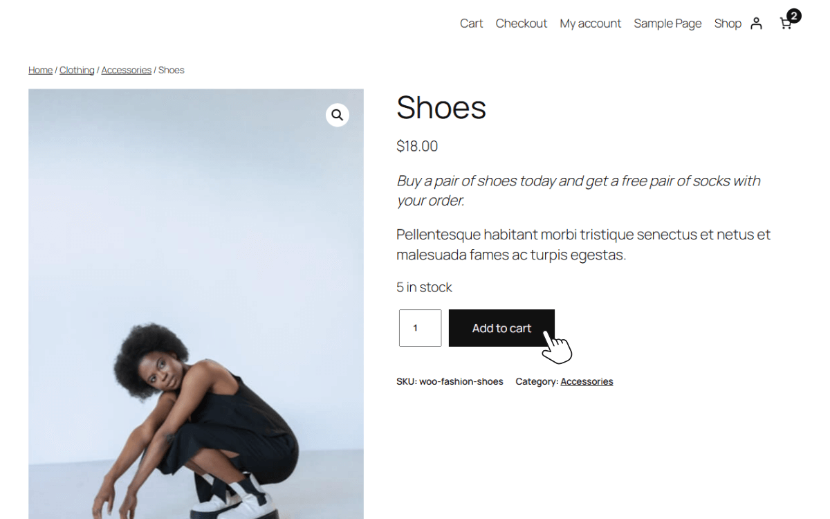 buy shoes get socks