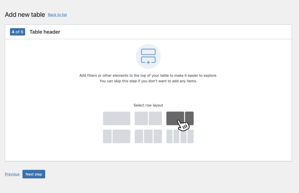 Define the table top